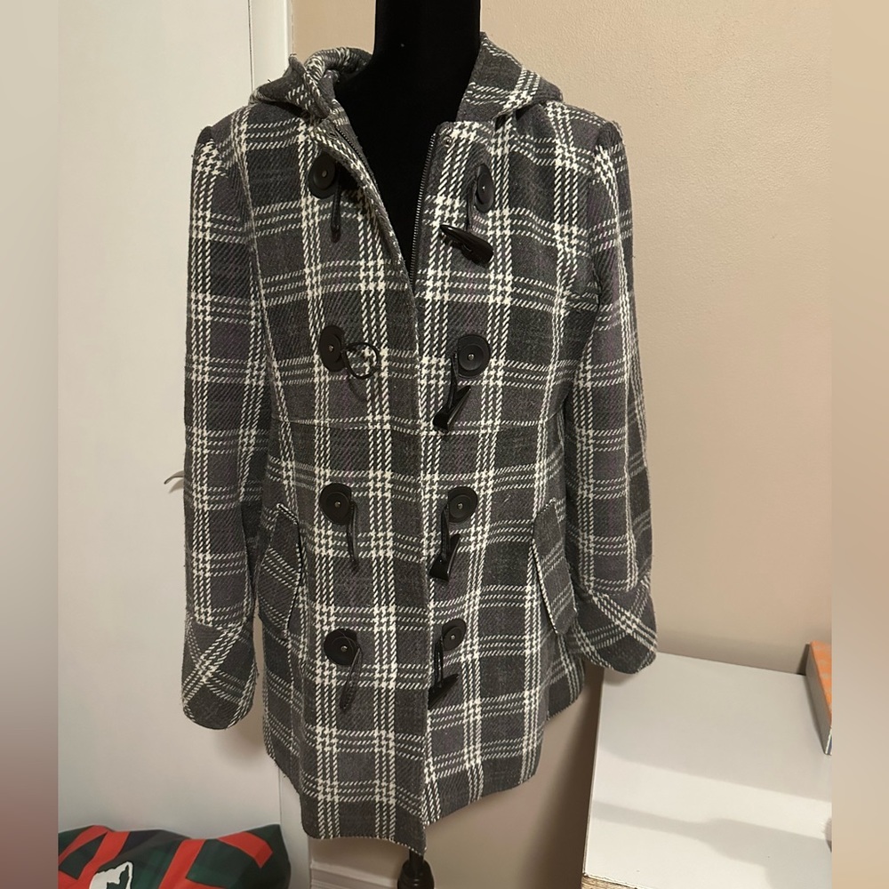 Wool trench coat